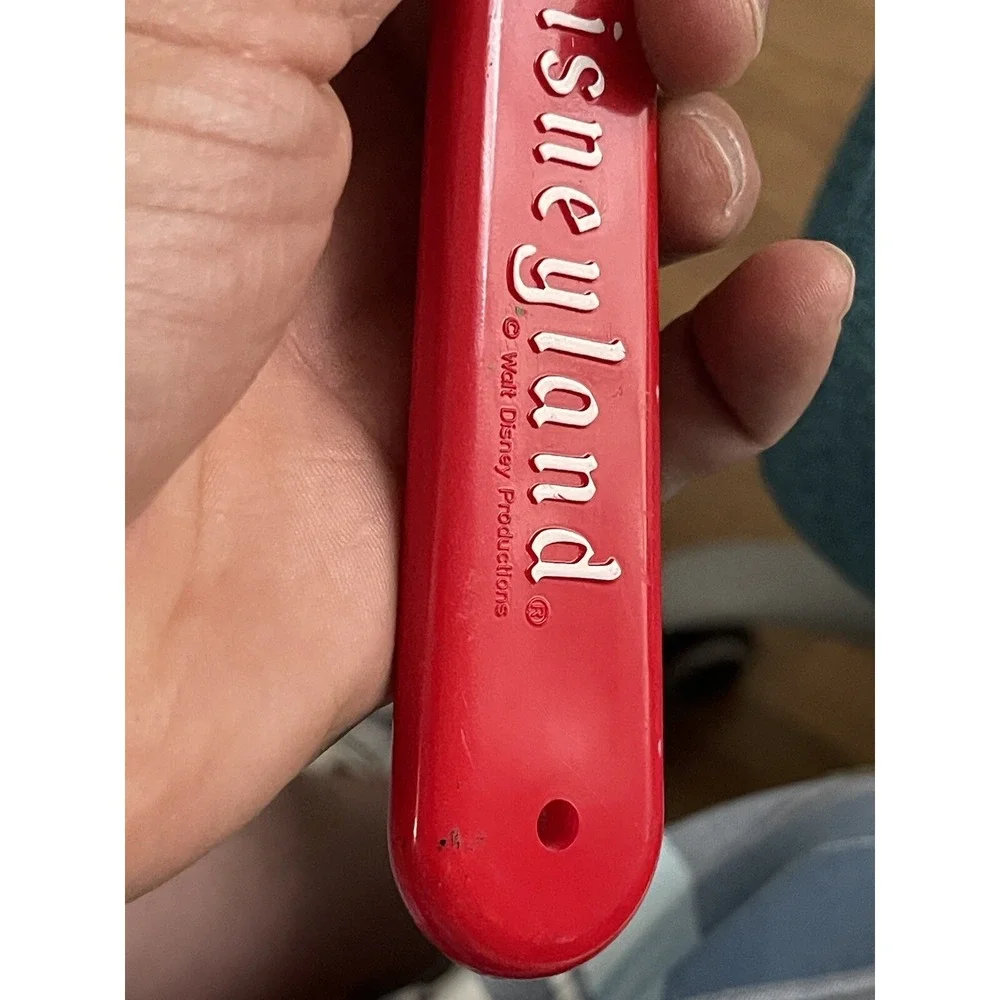Vintage Walt Disney‎ World Mickey Mouse Back Scratcher Disney Red